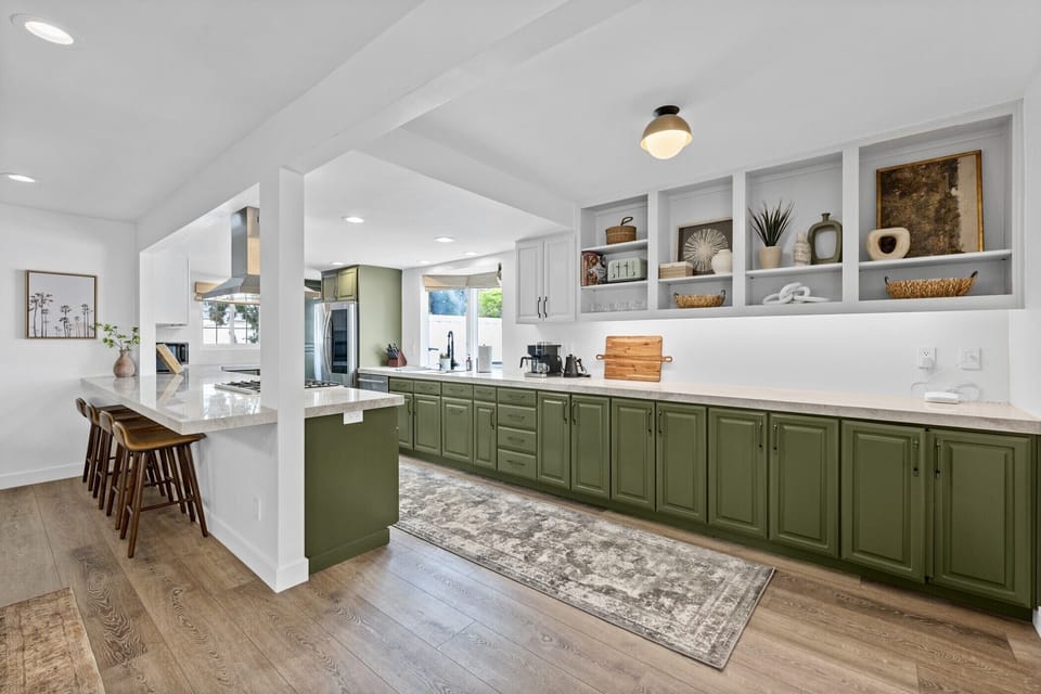 Remodeled kitchen