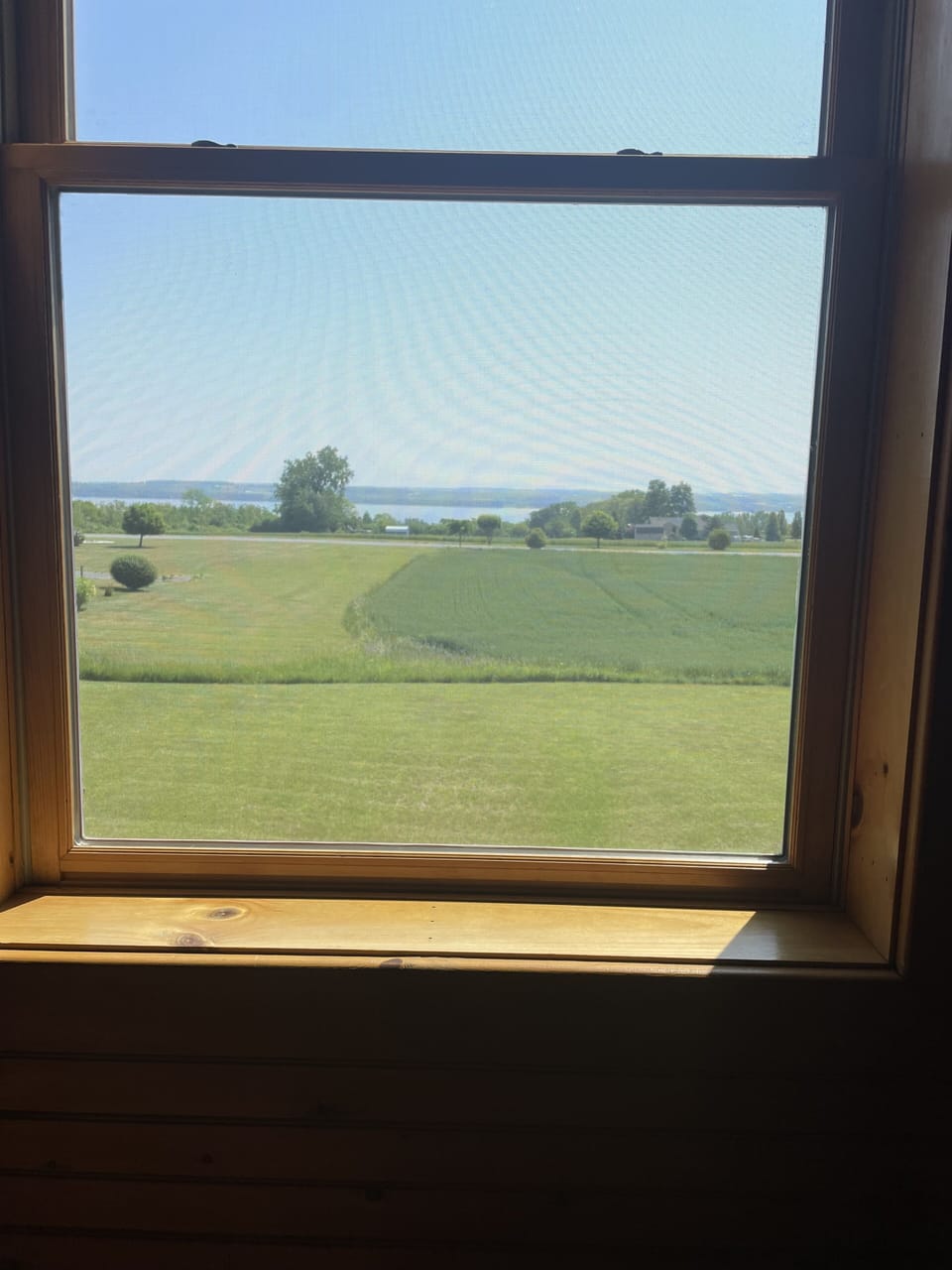 Lake view from bedroom