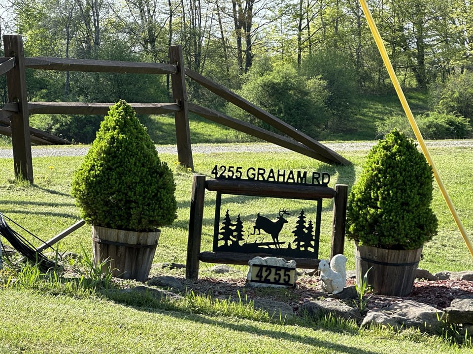 Entry to the driveway