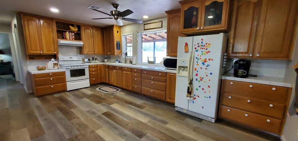 Margie loved her kitchen.  It's huge!