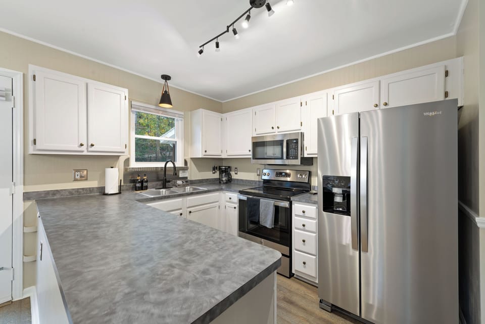 Fully stocked kitchen