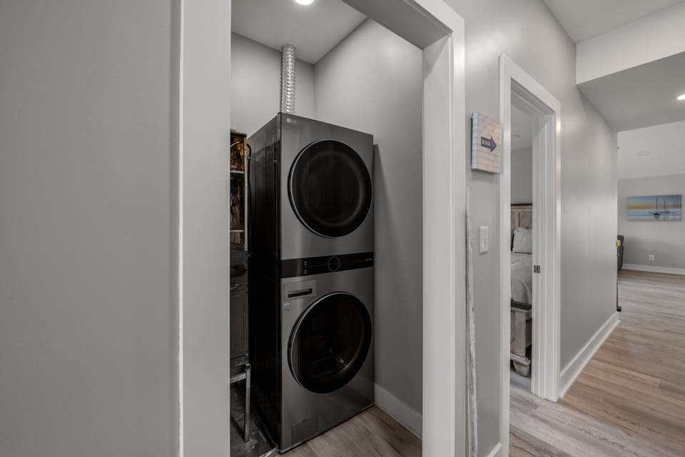 Never underestimate the convenience of a washer & dryer in your unit.