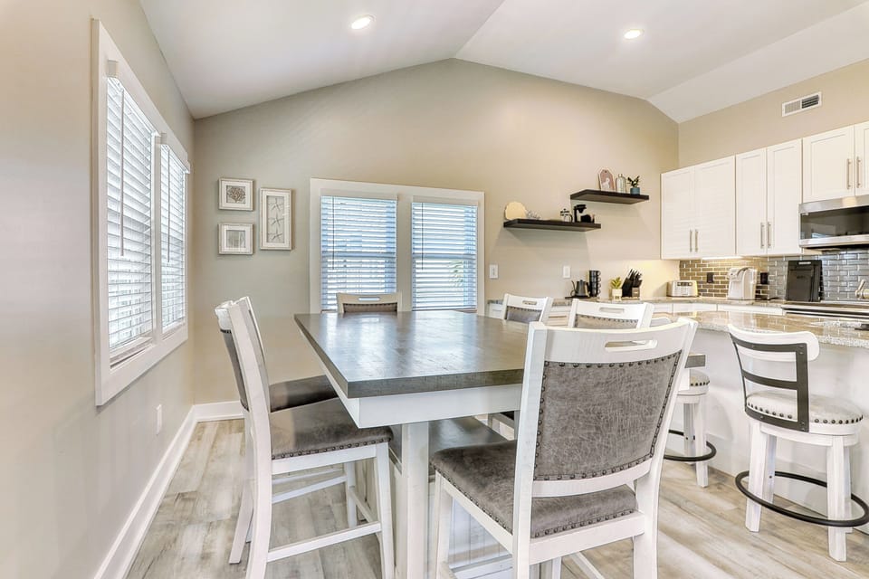 Gather for a family meal and enjoy some great conversation around the table.