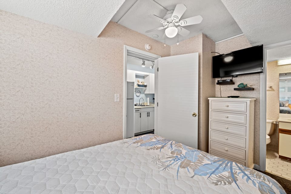 Listen to the waves crashing as you fall asleep.