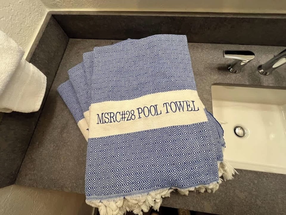 Pool and hot tub towels