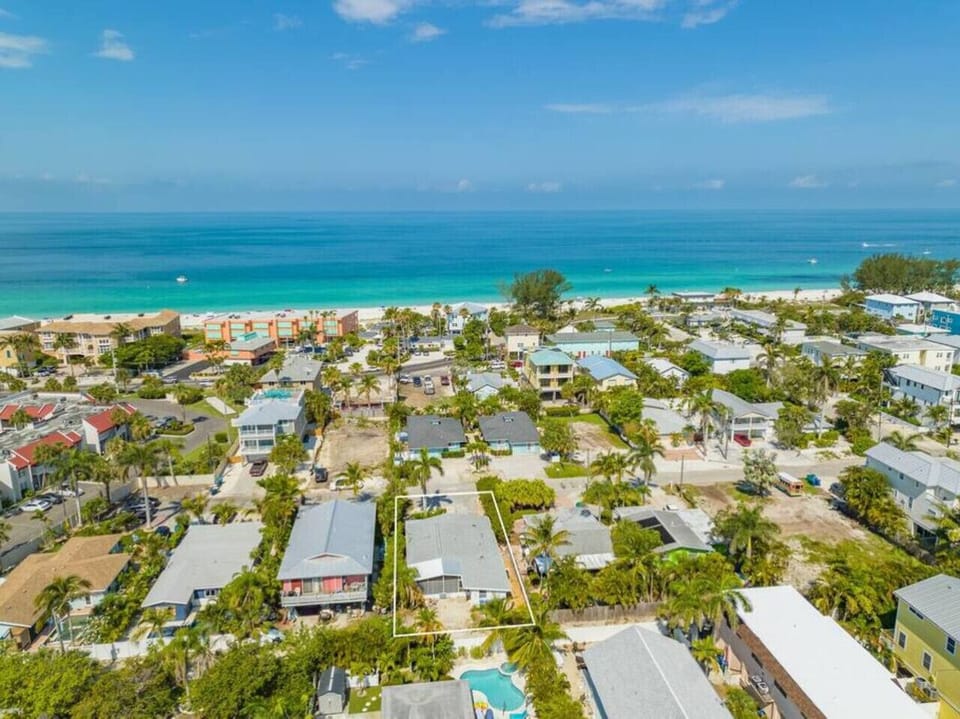 aerial beach view