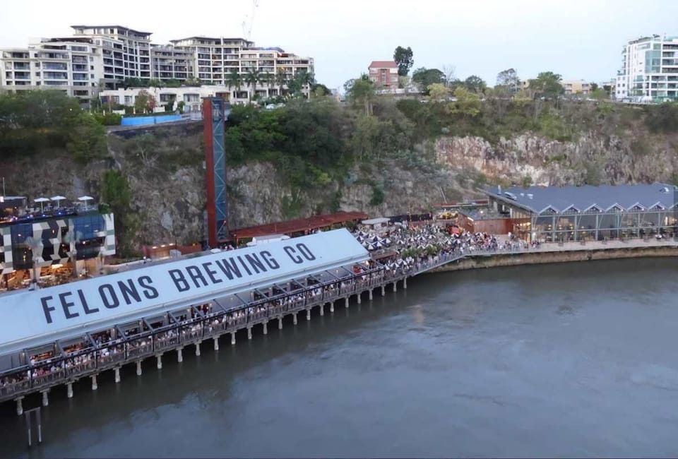 Just a hop, skip & jump over to Howard Smith Wharves...