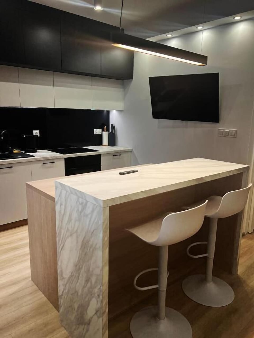 1 bedroom, desk, laptop workspace, iron/ironing board