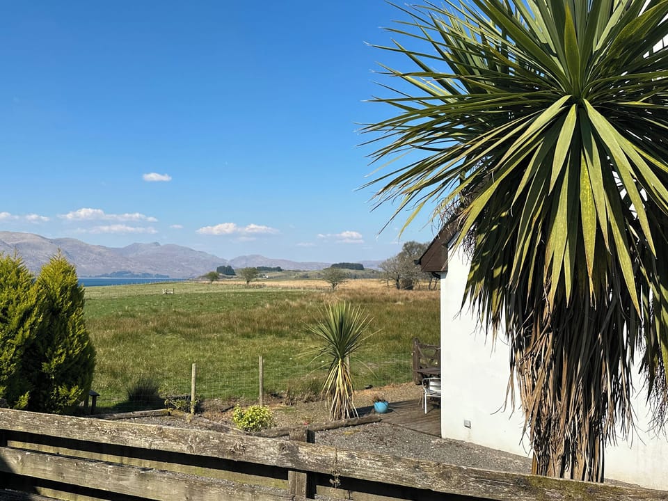 View | Sealladh Apartment - Lurach, Port Appin, near Appin