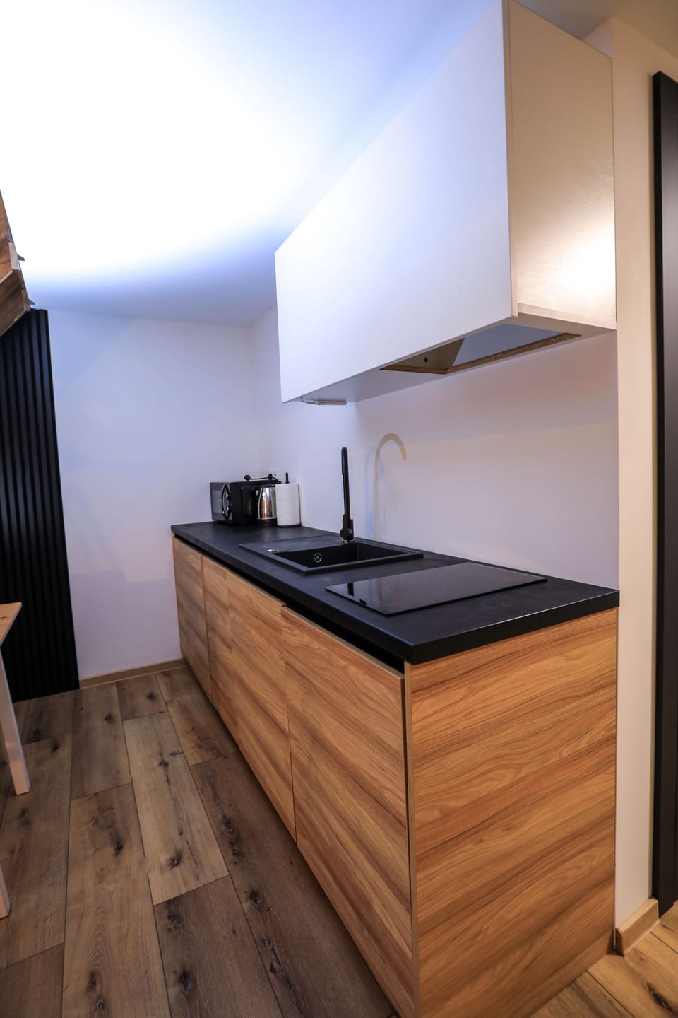 Family Studio Suite | Private kitchen | Full-size fridge, microwave, stovetop, dishwasher