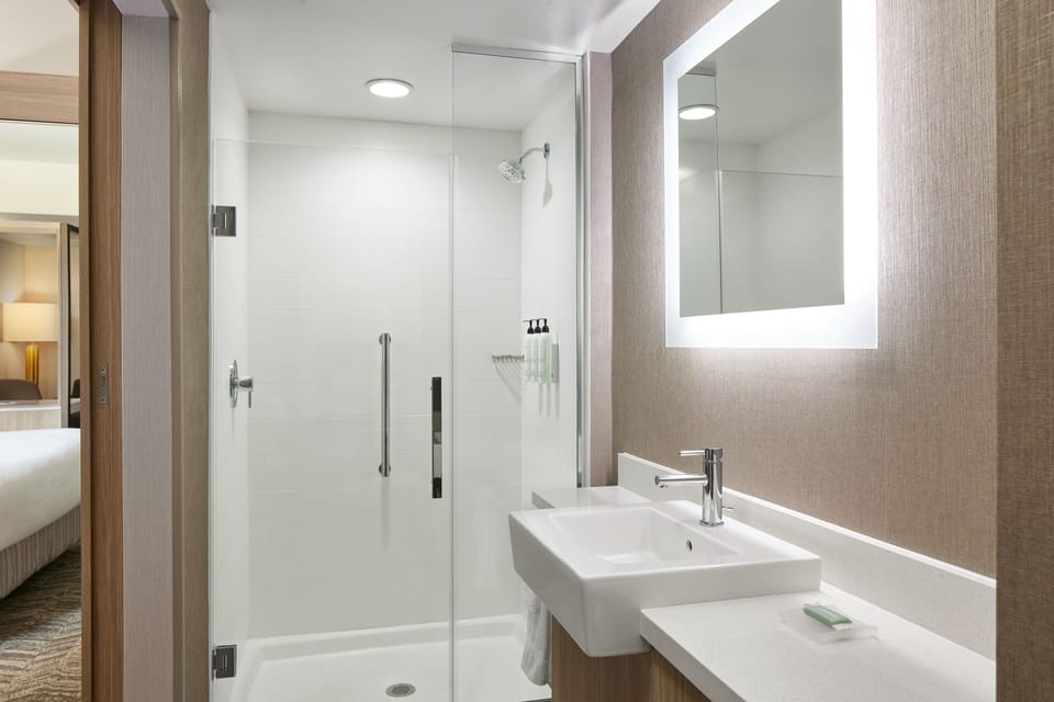 Free toiletries, hair dryer, towels, soap