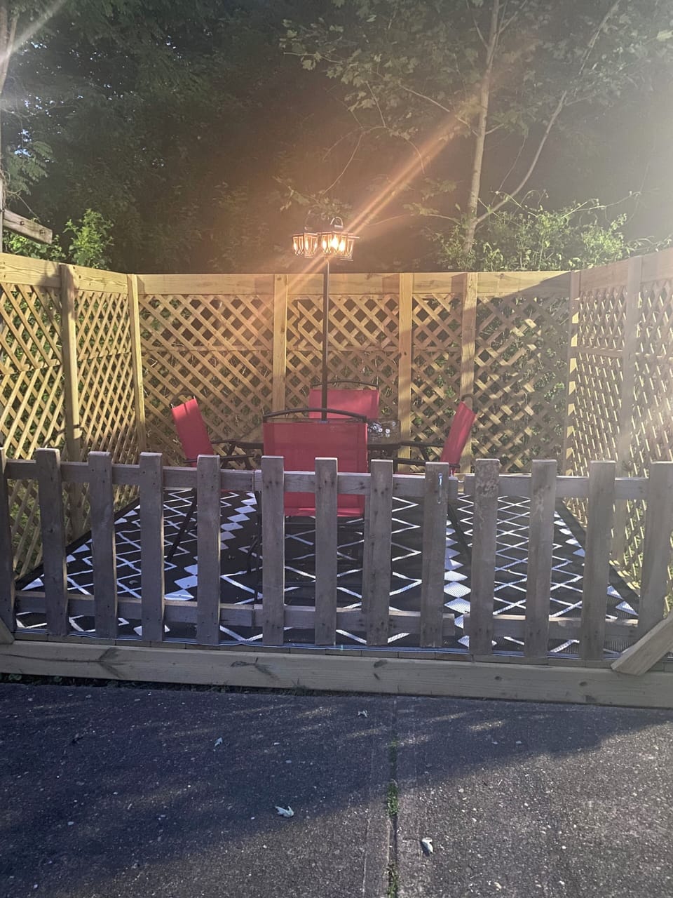 Deck for guest usage 