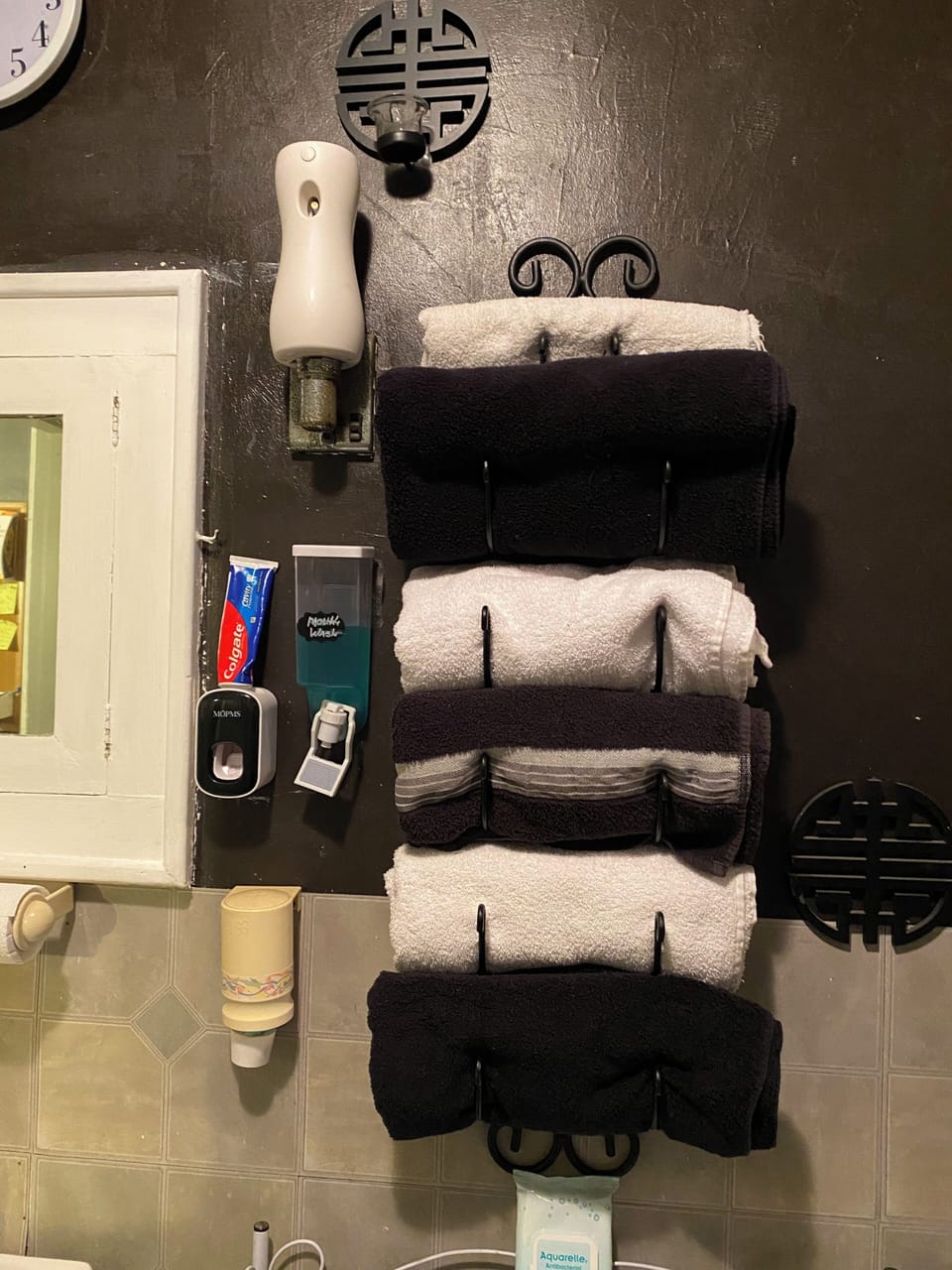 Dry towel rack