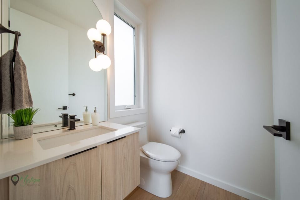 Main floor half bath
