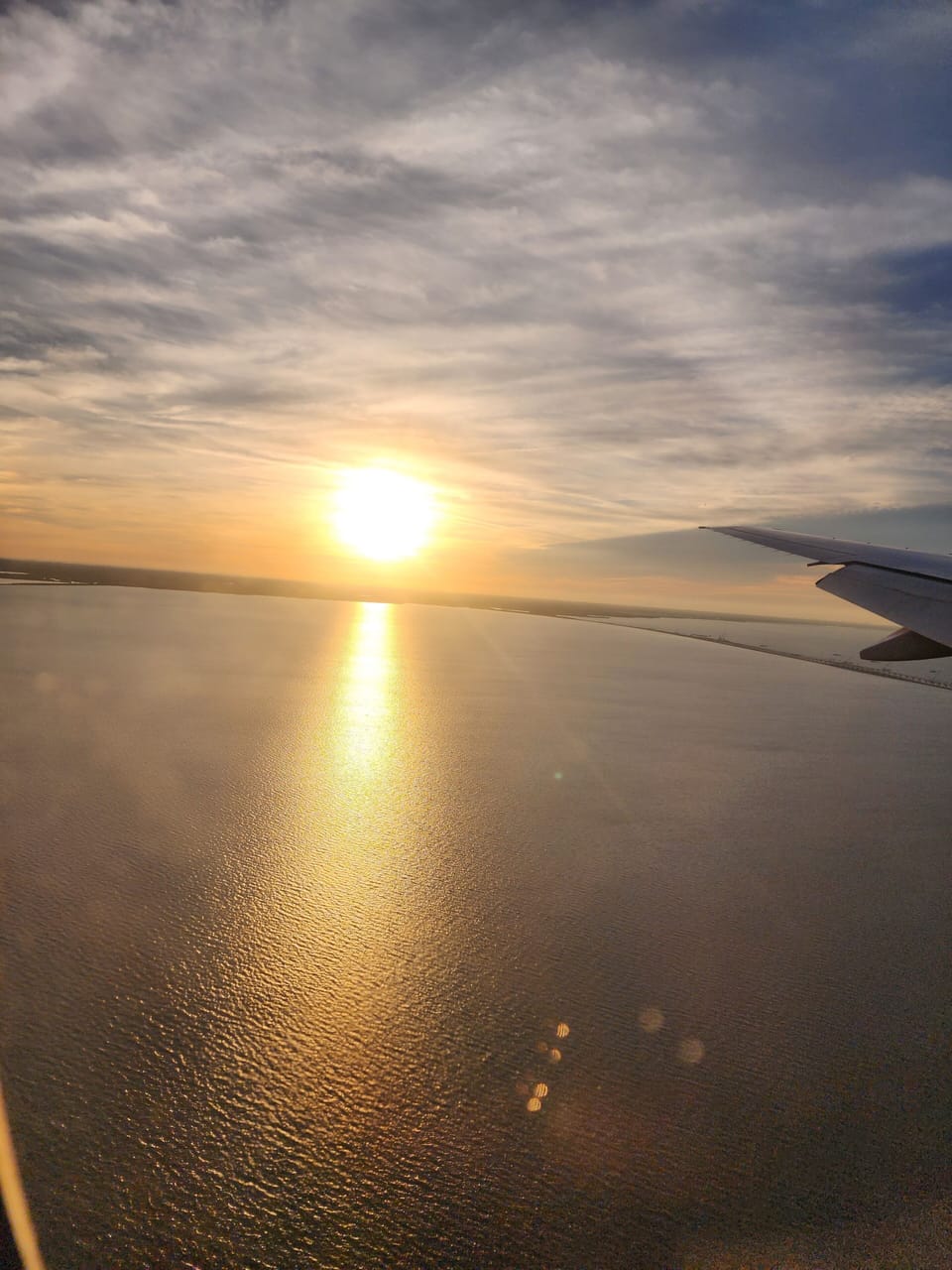 Your view as you come into Tampa Internal Airport (TPA).