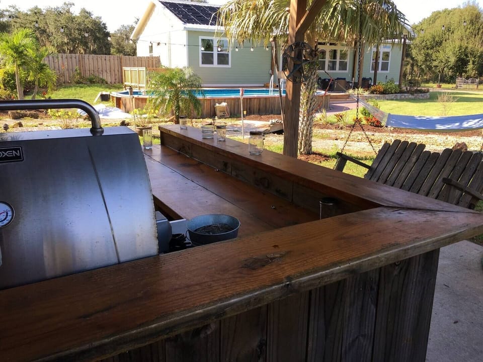 Outside kitchen