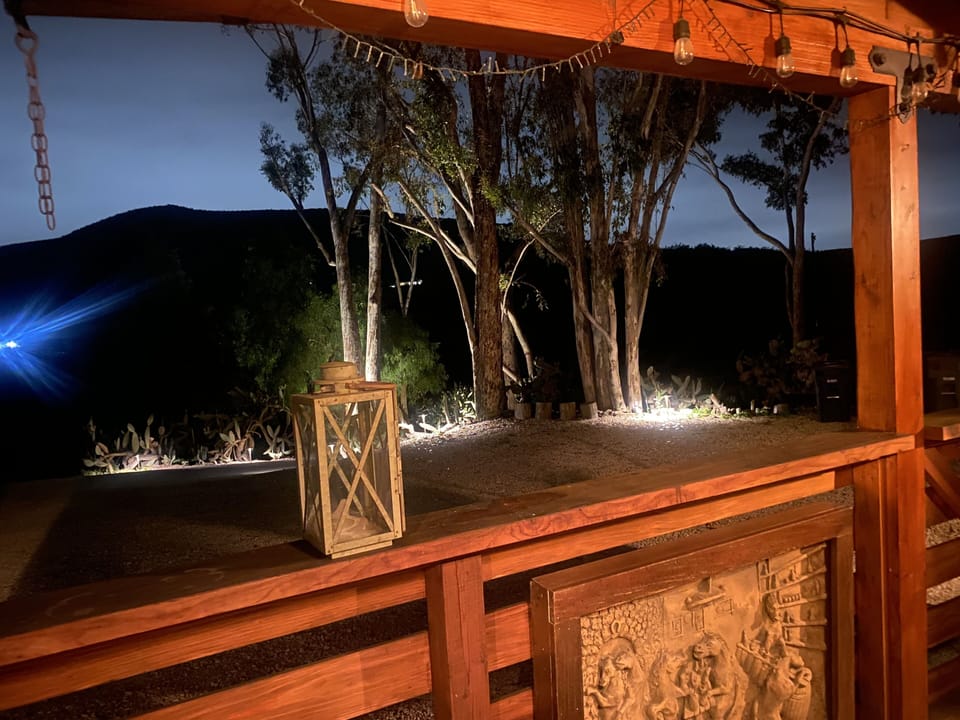 night view from your patio