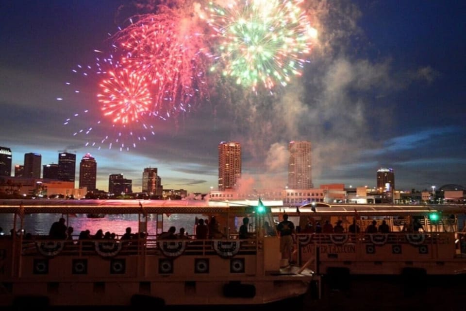 Fireworks over Downtown St Pete