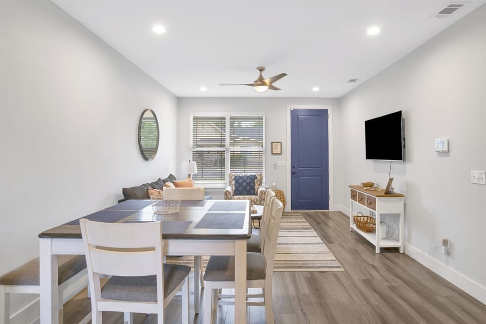 open concept entrance