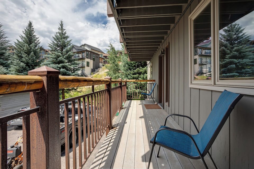 Relax on your private deck with mountain views, surrounded by towering pines and fresh alpine air.