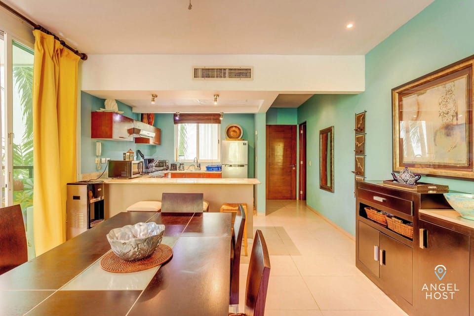 Ample dining space perfect for shared family meals.