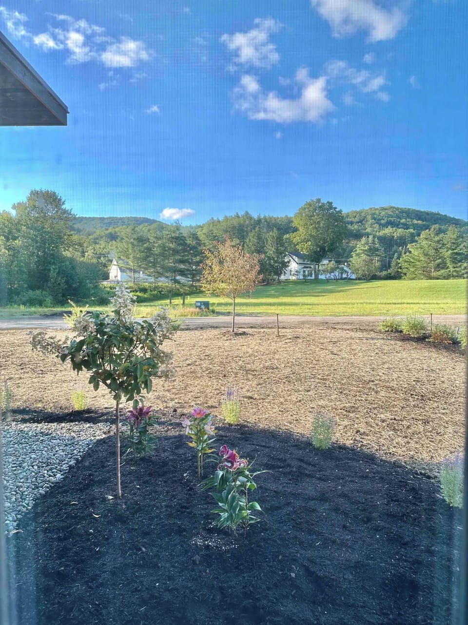 View from master bathroom 