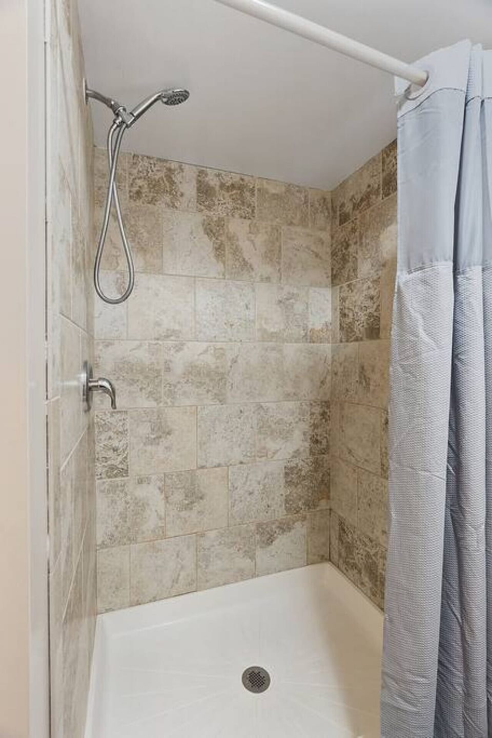Refresh and renew in this spa-like shower oasis.