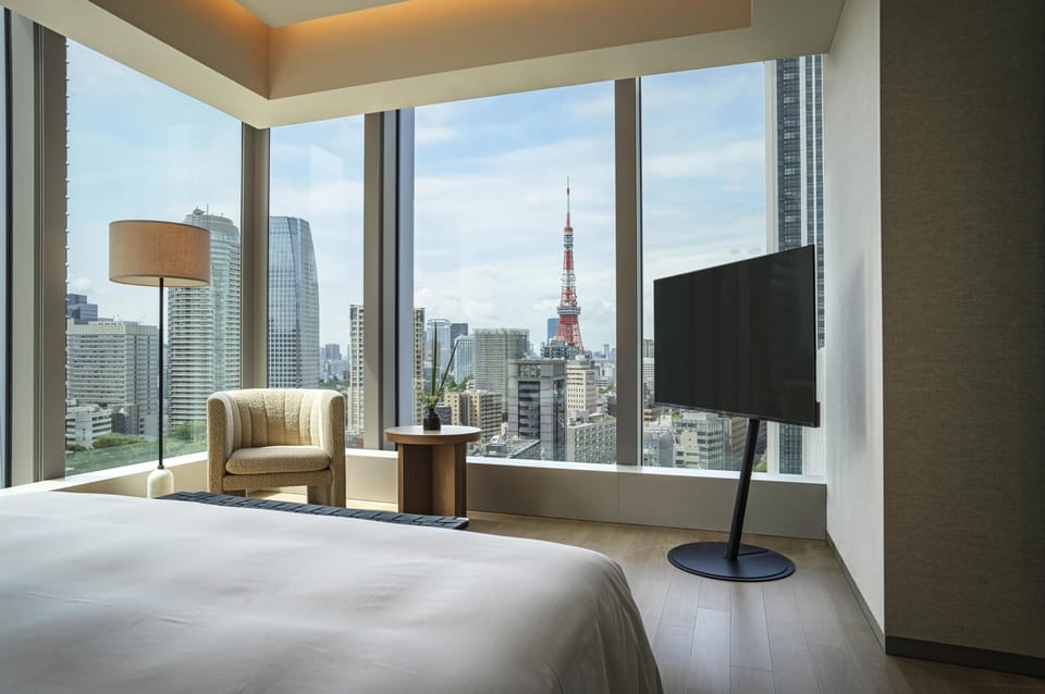 Panoramic Suite, 1 King Bed, Corner (Tower View) | Minibar (some free items), in-room safe, desk, laptop workspace