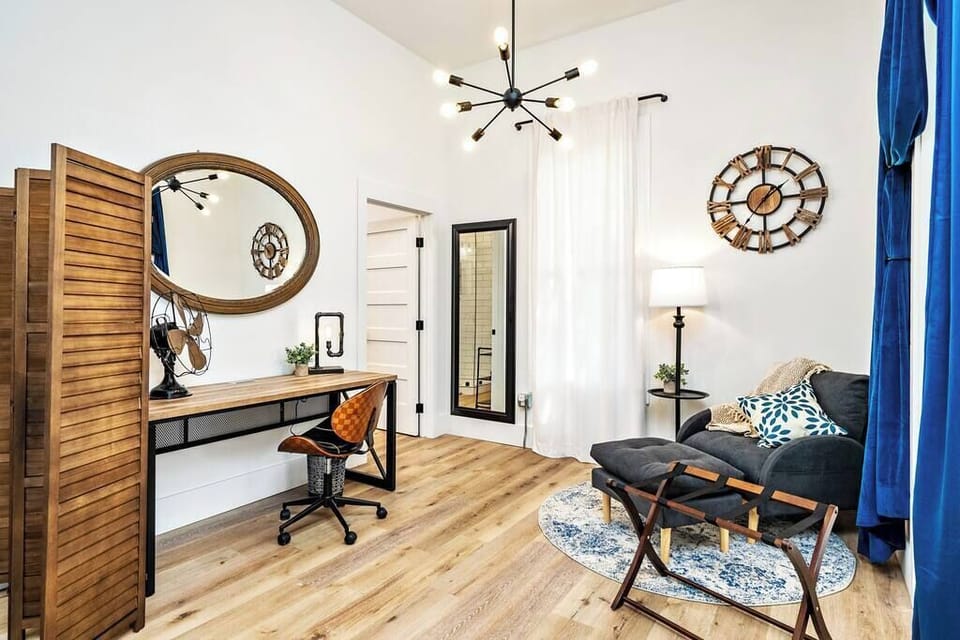 Desk and reading chair