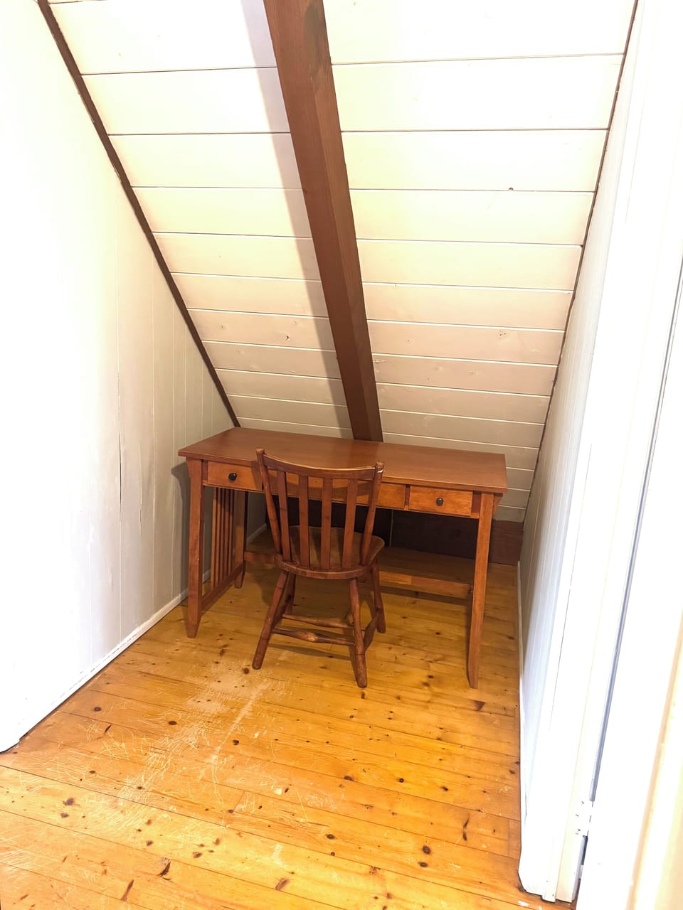 Alcove at the top of the spiral staircase