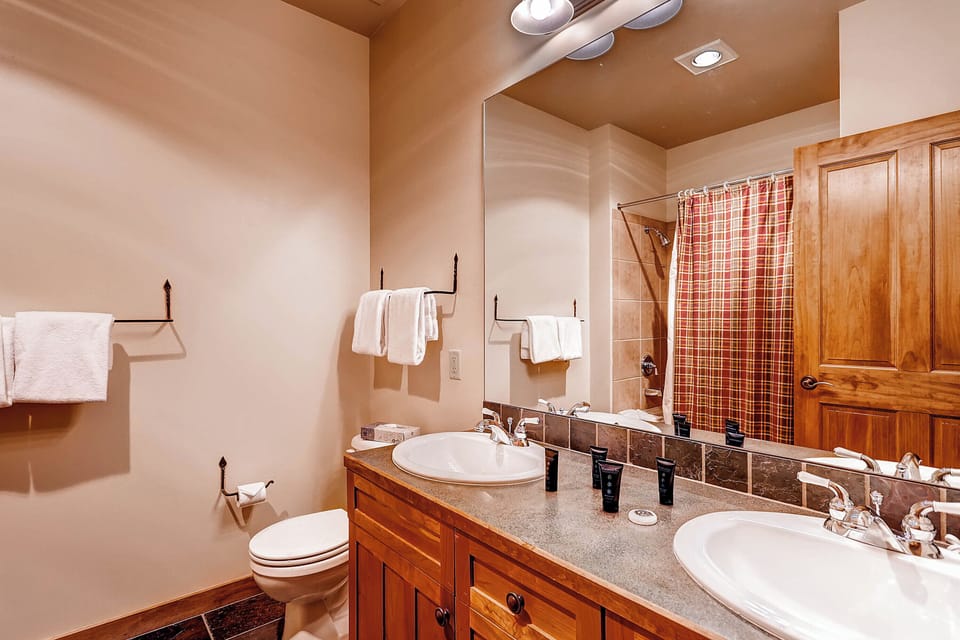 Indulge in self-care and relaxation in your cozy bathroom.