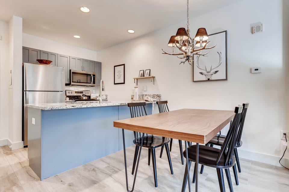 Share meals and laughs at the dining table.