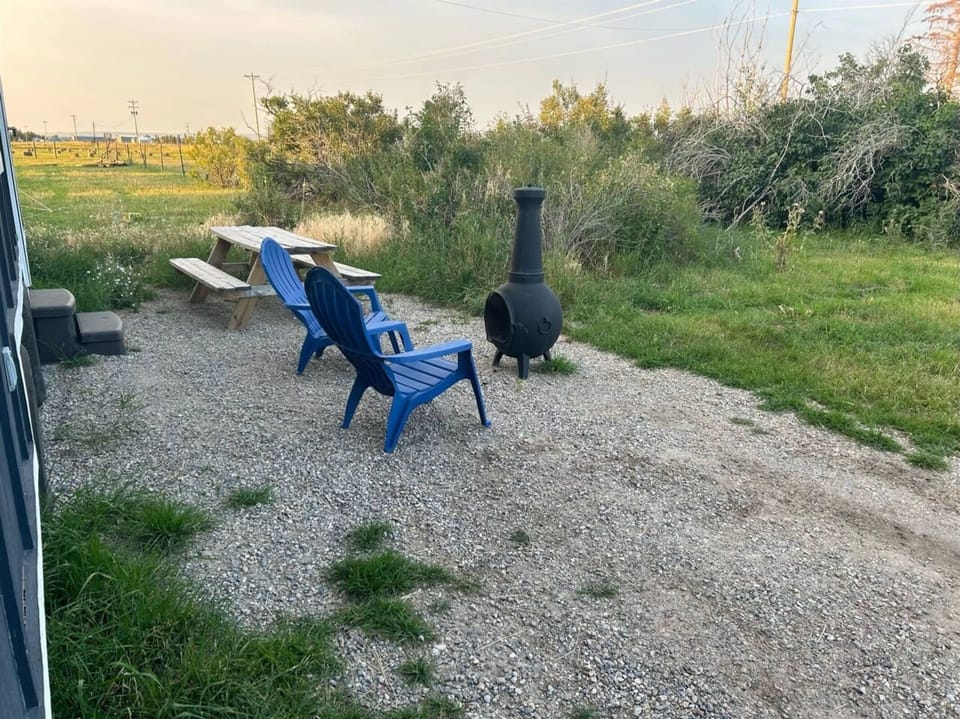 Outdoor seating available for your relaxation