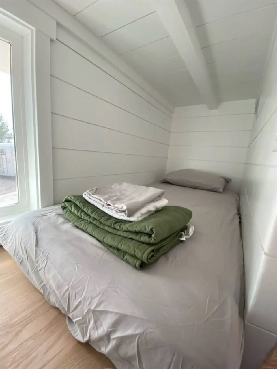Ample space and a window.