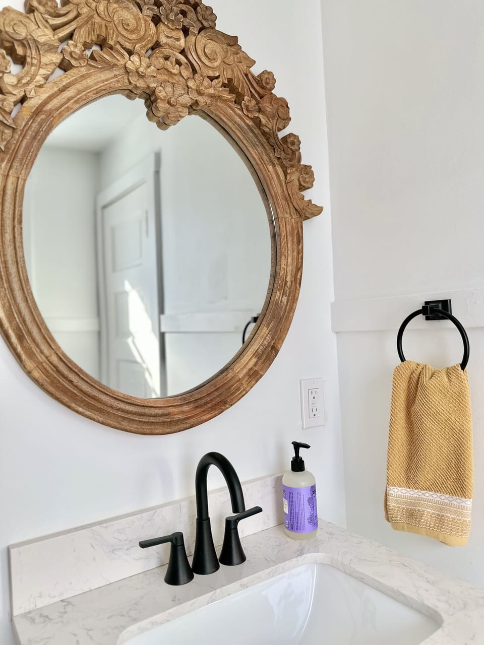 Store your travel bags on a shelf in the linen closet.