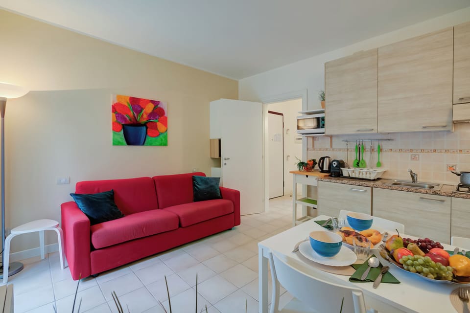 Kitchen and dining area