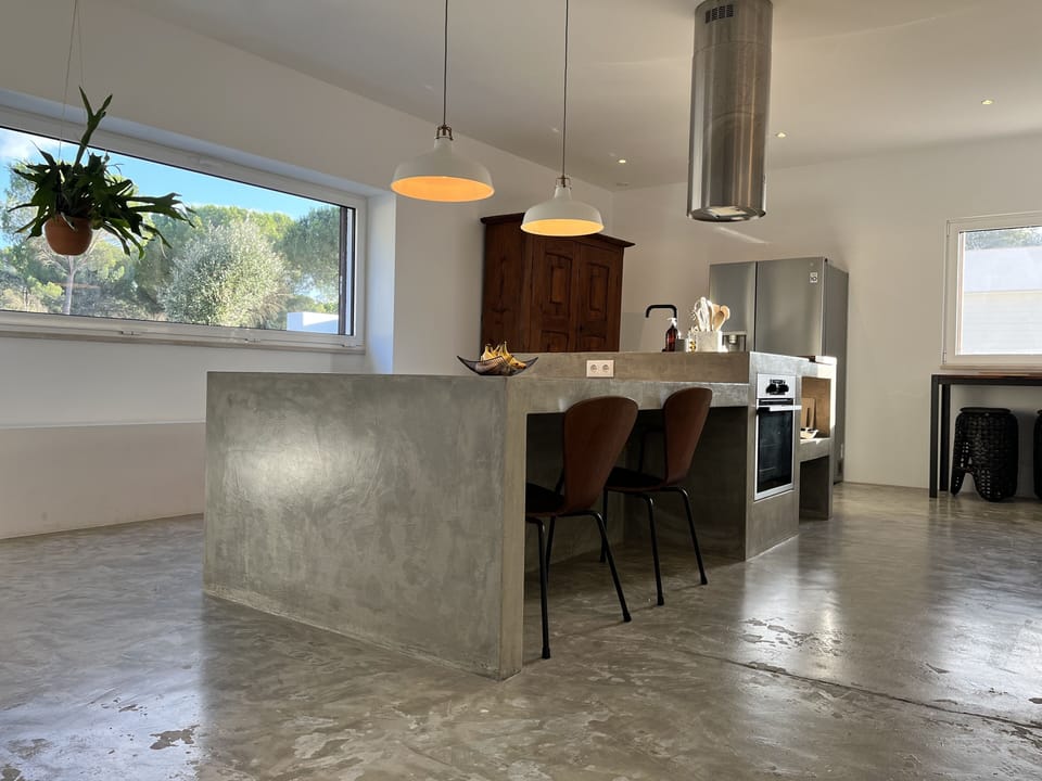 Exclusive Villa | Private kitchen | Full-size fridge, microwave, oven, stovetop