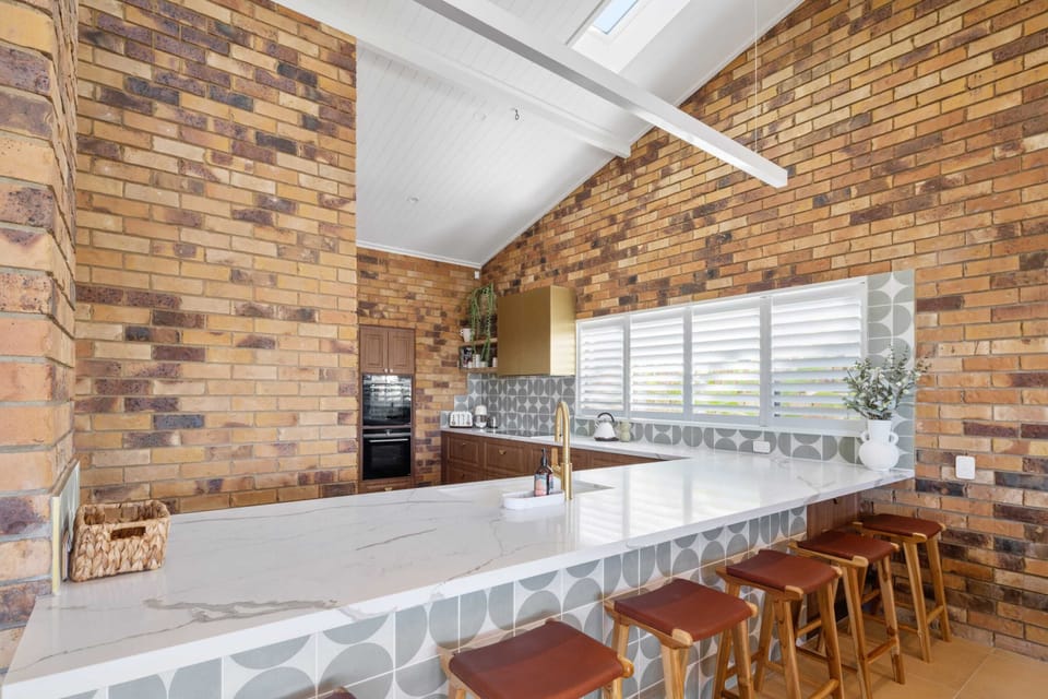 This kitchen is equipped with everything you'll need during your stay