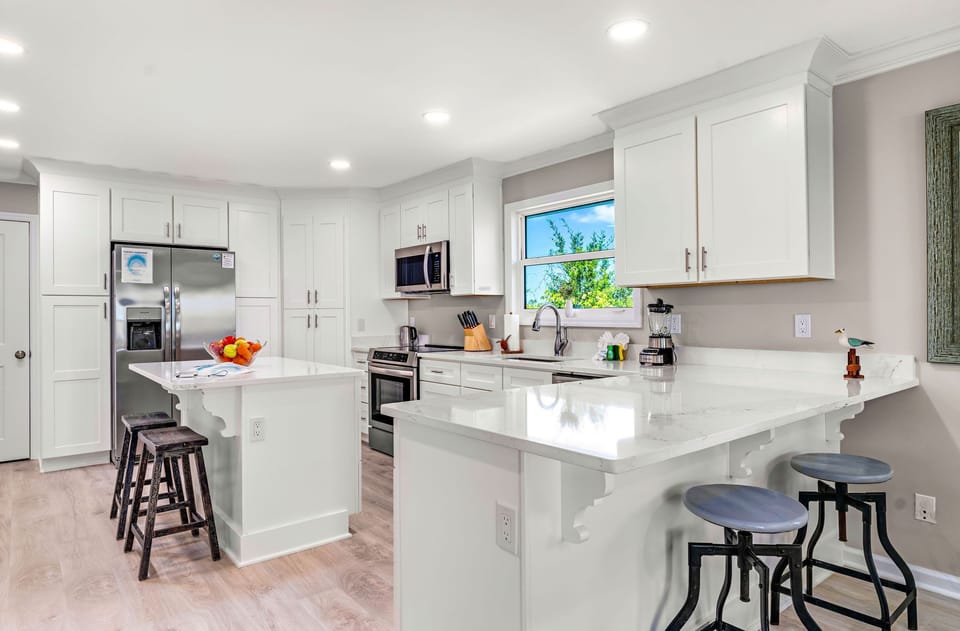 Newly remodeled kitchen