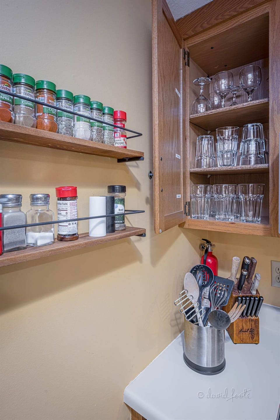 Collection of essential seasonings at your disposal