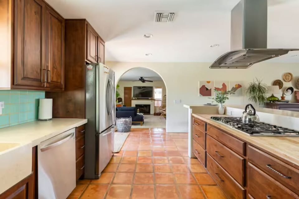 Kitchen view to Living Room