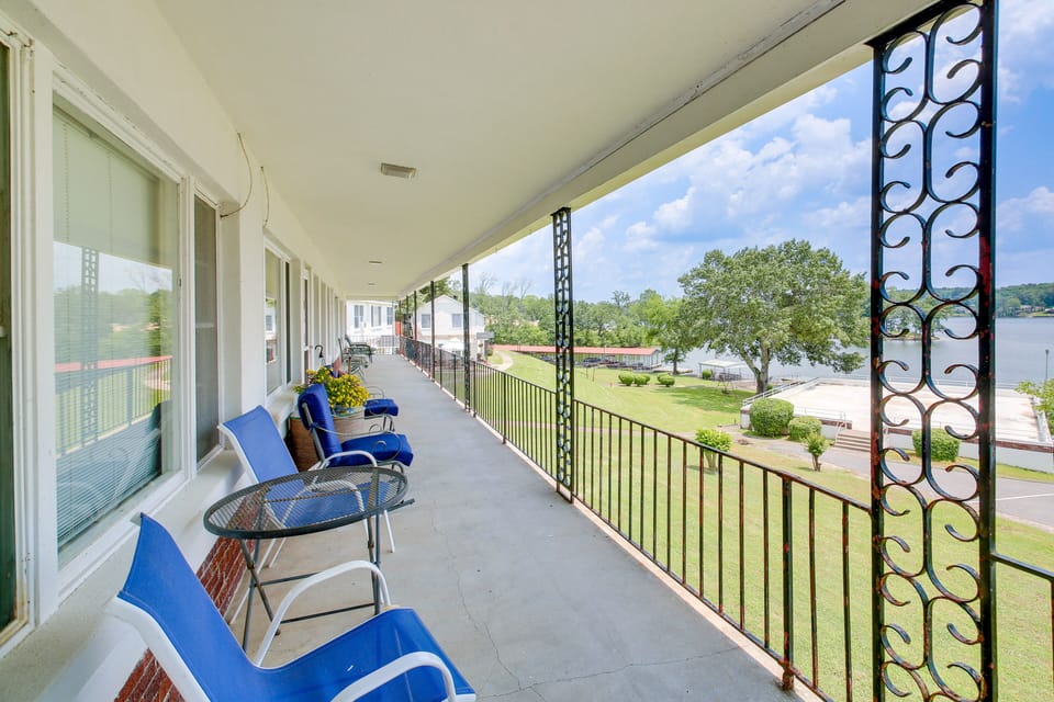 Shared Balcony | Lake View | Pet Friendly w/ Fee