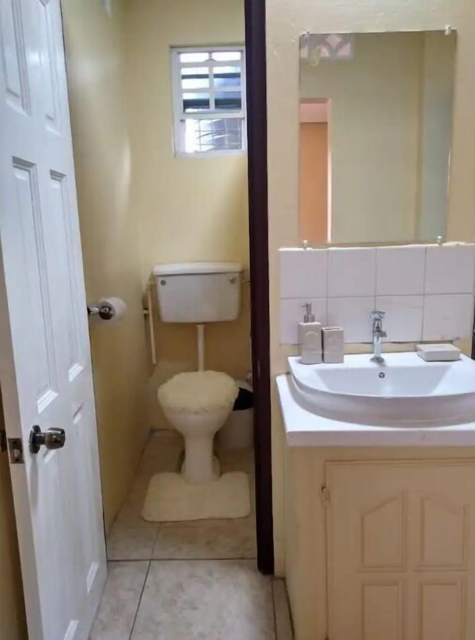 Toilet and face basin sink