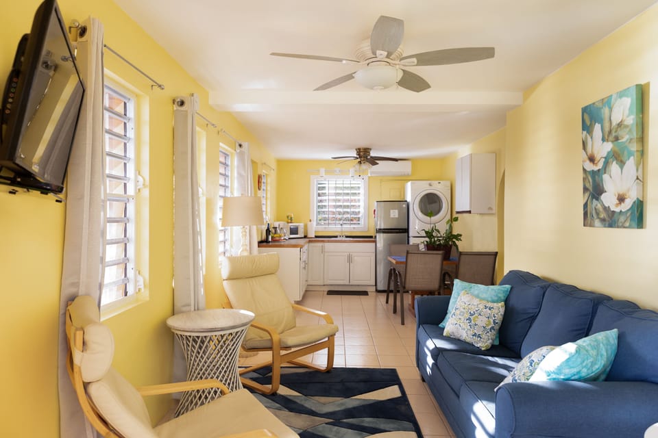 Downstairs 1 bed / 1 bath with kitchenette & washer/dryer.
