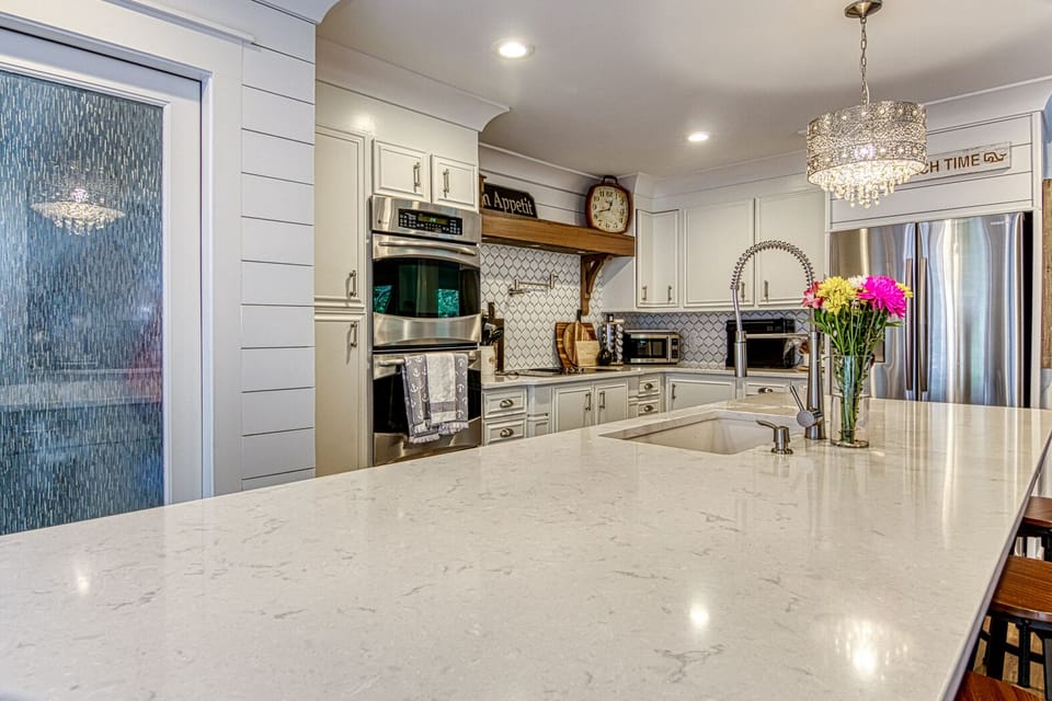 Large kitchen island