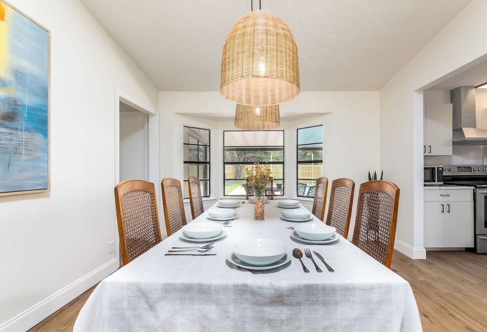 Dining room with seating for 8