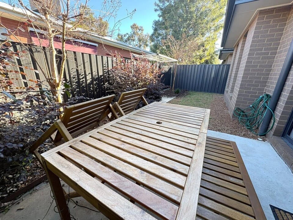 Pet friendly rear enclosed courtyard