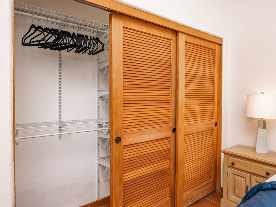 Plenty of space to unpack in this spacious main suite closet