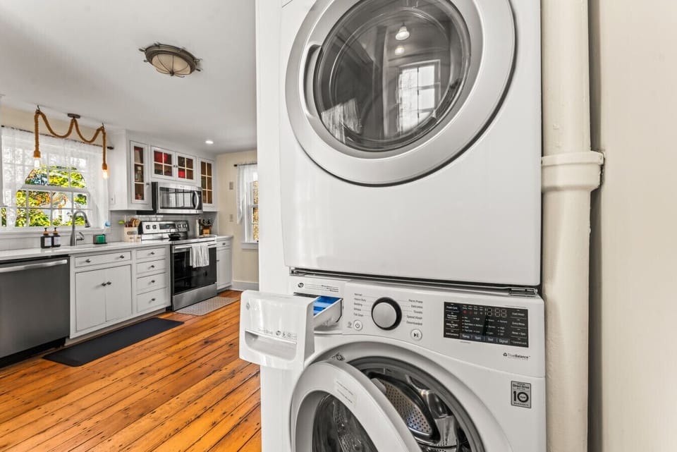 Washer/Dryer off kitchen in main house