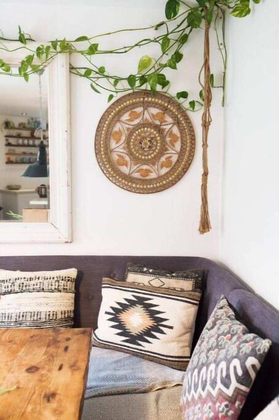 Downstairs dining area